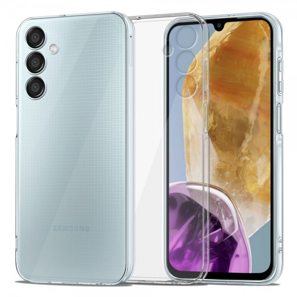 Tech-Protect Flexair Back Cover Σιλικόνης Ανθεκτικό Διάφανο για το Samsung Galaxy m15 5G, Crystal