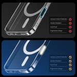 Tech-Protect Flexair Hybrid CC MagSafe Back Cover Clear / Άσπρο για iPhone 16 Pro