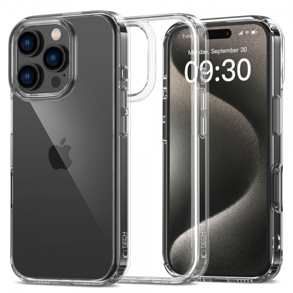 Tech-Protect Flexair Hybrid Back Cover Διάφανο για iPhone 16 Pro Max