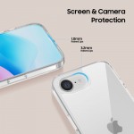 Tech-Protect Flexair Hybrid Back Cover, Πλαστικό / Σιλικόνης, Διάφανη θήκη για το iPhone 16e / iPhone Se 4 2025