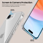 Tech-Protect Flexair Hybrid Back Cover, Πλαστικό / Σιλικόνης, Διάφανη θήκη για το iPhone 16e / iPhone Se 4 2025
