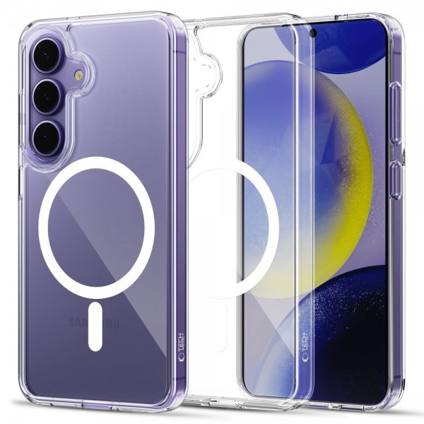 Tech-Protect Flexair Hybrid MagSafe Back Cover Πλαστικό / Σιλικόνης Ανθεκτικό Διάφανο για το Samsung Galaxy S25 Tech-Protect Flexair Hybrid MagSafe Back Cover Πλαστικό / Σιλικόνης Ανθεκτικό Διάφανο για το Samsung Galaxy S25