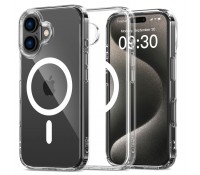 Tech-Protect MagMat MagSafe Flexair Hybrid Back Cover Άσπρο/ Διάφανο για iPhone 16 Plus