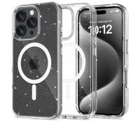Tech-Protect Flexair Hybrid MagSafe Back Cover Διάφανο για iPhone 16 Pro Max, Glitter