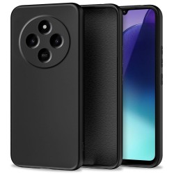 Tech-Protect Icon Back Cover Μαύρο Σιλικόνης Ανθεκτικό για το για το Xiaomi Redmi 14C / Poco C75