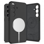 Tech-Protect Back Cover MagSafe Liquid Σιλικόνης Μαύρο για το Samsung Galaxy S25 Plus