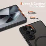 Tech-Protect MagCam MagSafe Back Cover Σιλικόνης / Πλαστικό Matte Black για το Samsung Galaxy S25 Ultra