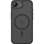 Tech-Protect MagCam MagSafe Back Cover Σιλικόνης / Πλαστικό Matte Black / Red για το iPhone 16e / 17e