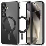 Tech-Protect MagFlex MagSafe Back Cover Σιλικόνης Shiny Black για το Samsung Galaxy S25