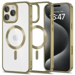 Tech-Protect MagFlex MagSafe Silicon Back Cover Διάφανο / Satin Gold για iPhone 16 Pro