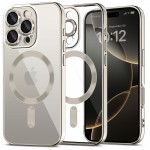 Tech-Protect MagFlex MagSafe Back Cover Σιλικόνης Shiny Titanium για το iPhone 16 Pro