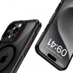 Tech-Protect MagHybrid MagSafe  Back Cover Matte Μαύρο / Κόκκινο για iPhone 16 Pro