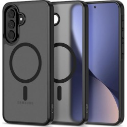 Tech-Protect Magmat MagSafe Back Cover Πλαστικό / Σιλικόνης Matte Μαύρο για Samsung Galaxy A36 / A56 / A37 5G