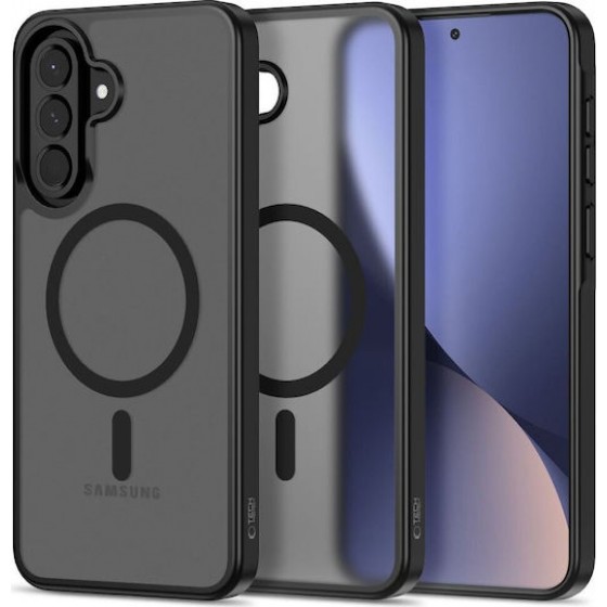 Tech-Protect Magmat MagSafe Back Cover Πλαστικό / Σιλικόνης Matte Μαύρο για Samsung Galaxy A36 / A37 / A56 / A27 5G