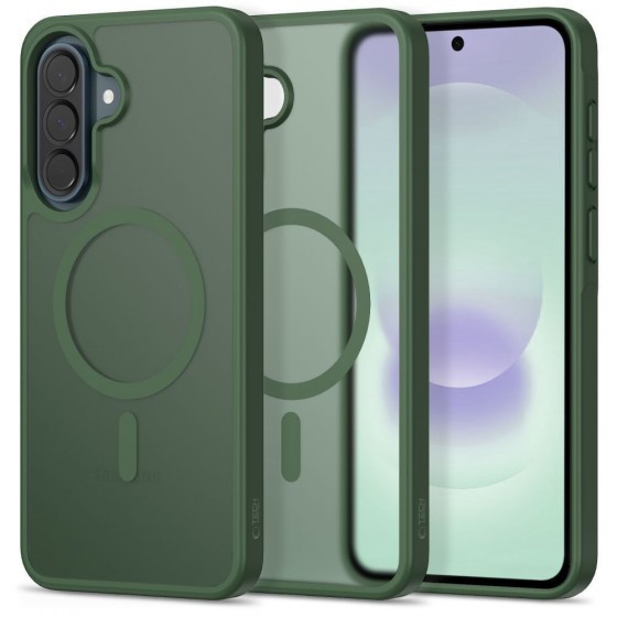 Tech-Protect Magmat MagSafe Back Cover Πλαστικό / Σιλικόνης Matte Green για Samsung Galaxy A36 / A56 / A37 5G