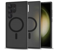 Tech-Protect Magmat MagSafe Back Cover Πλαστικό Matte Black για το Samsung Galaxy S23 Ultra