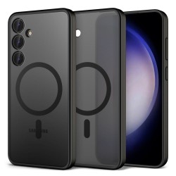 Tech-Protect Hybrid MagSafe Back Cover Πλαστικό / Σιλικόνης Matte Black για Samsung Galaxy S24