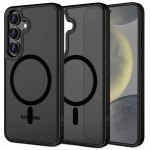 Tech-Protect MagMat MagSafe Back Cover Σιλικόνης / Πλαστικό Matte Black για το Samsung Galaxy S25 Plus