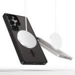 Tech-Protect MagMat MagSafe Back Cover Σιλικόνης / Πλαστικό Clear / Black για το Samsung Galaxy S25 Ultra