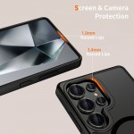 Tech-Protect MagMat MagSafe Back Cover Σιλικόνης / Πλαστικό Matte Black για το Samsung Galaxy S25 Ultra