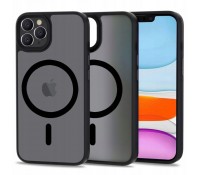 Tech-Protect Magmat MagSafe Back Cover Πλαστικό Matte Μαύρη για iPhone 11 Pro