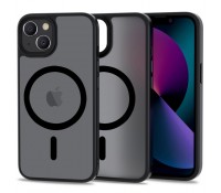 Tech-Protect Magmat MagSafe Back Cover Πλαστικό / Σιλικόνης Matte Black για Apple iPhone 13