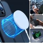 Tech-Protect Magmat Back Cover Σιλικόνης / Πλαστικό Matte Black για το iPhone 15 Pro