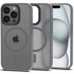 Tech-Protect Magshine Back Cover Πλαστικό / Σιλικόνης Matte Titanium για το iPhone 15 Pro
