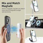Tech-Protect MagMat MagSafe Hybrid Back Cover Matte Μαύρο για iPhone 16