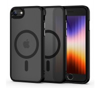 Tech-Protect MagMat - Σκληρή Ημιδιάφανη Θήκη MagSafe Apple iPhone SE 2022 / 2020 / 8 / 7 - Matte Black