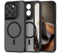 Tech-Protect Magmat Magsafe Back Cover Σιλικόνης / Πλαστικό Μαύρο για Motorola Moto G67 / G77