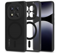 Tech-Protect MagMat MagSafe Back Cover Σιλικόνης / Πλαστικό Matte Black για το Xiaomi Redmi Note 14 Pro  Plus 5G