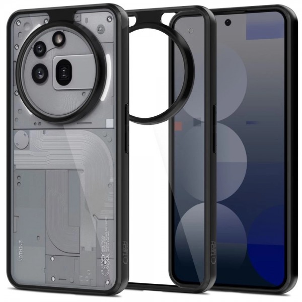 Tech-Protect MagMat θήκη Διάφανο / Μαύρο για το Nothing Phone 3a Pro