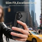 Θήκη Tech-Protect Magpeak MagSafe CC για iPhone 17 - Διάφανη/Μαύρη