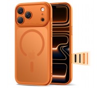 Θήκη Tech-Protect MagPeak MagSafe CC για iPhone 17 Pro Max - Matte Cosmic Πορτοκαλί