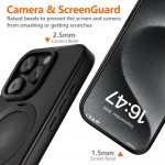 Tech-Protect MagRing MagSafe Hybrid Back Cover  Matte Μαύρο για iPhone 16 Pro