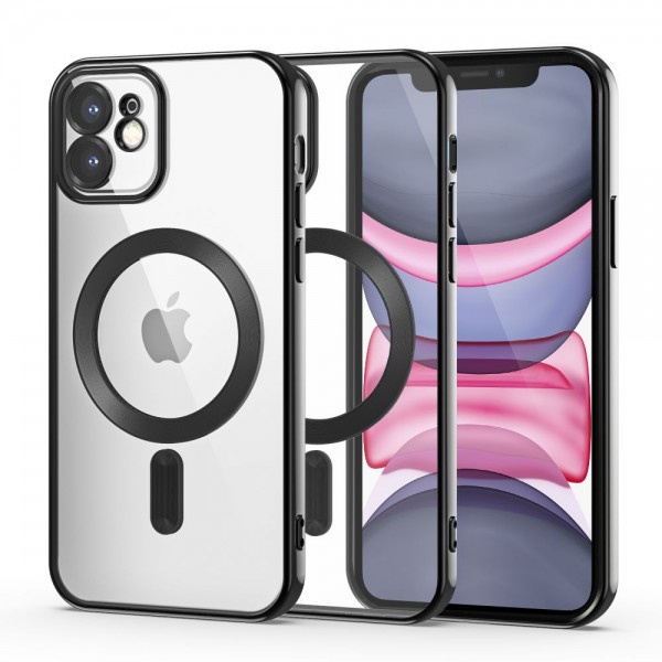 Tech-Protect Magshine Back Cover Μαύρο για iPhone 11