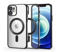 Tech-Protect MagSafe Magshine Back Cover Μαύρο για το iPhone 12
