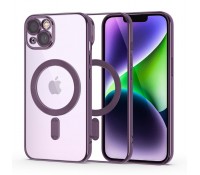 Tech-Protect Magshine Back Cover Μωβ Σιλικόνης για Apple iPhone 14 