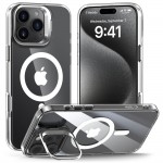 Tech-Protect MagStand MagSafe Hybrid Back Cover Clear / Άσπρο για iPhone 16 Pro
