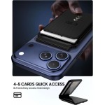 Tech-Protect Magwallet Stand MagSafe Carbon Θήκη Καρτών σε Μαύρο χρώμα Tech-Protect Magwallet Stand MagSafe Carbon Θήκη Καρτών σε Μαύρο χρώμα