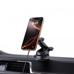 Tech-Protect Magnetic MagSafe Car Mount Phone Charger for Dashboard and Air Vent - MM15W-V7 QI2 15W