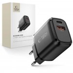 Tech-Protect Φορτιστής Χωρίς Καλώδιο GaN με Θύρα USB-A και 1 Θύρxα USB-C 65W Power Delivery / Quick Charge 3.0Μαύρος NCA65W Tech-Protect Φορτιστής Χωρίς Καλώδιο GaN με Θύρα USB-A και 1 Θύρxα USB-C 65W Power Delivery / Quick Charge 3.0Μαύρος NCA65W