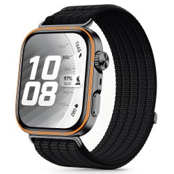 Tech-Protect Λουράκι Nylon Sport για το Huawei Watch Fit  3 / 4 / 4 PRO / 5 / 5 PRO Μαύρο