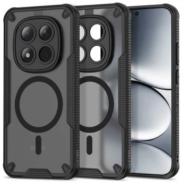 Θήκη Tech-Protect MagMat MagSafe Rugged Shield Matte Black για Xiaomi Redmi Note 15 Pro 5G