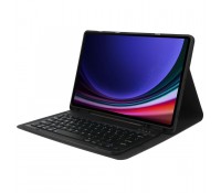 Tech-Protect Flip Cover Δερματίνης + KEYBOARD, με Υποδοχή για Γραφίδα, Μαύρο, για το Galaxy Tab S9 FE 10.9" X510 / X516B