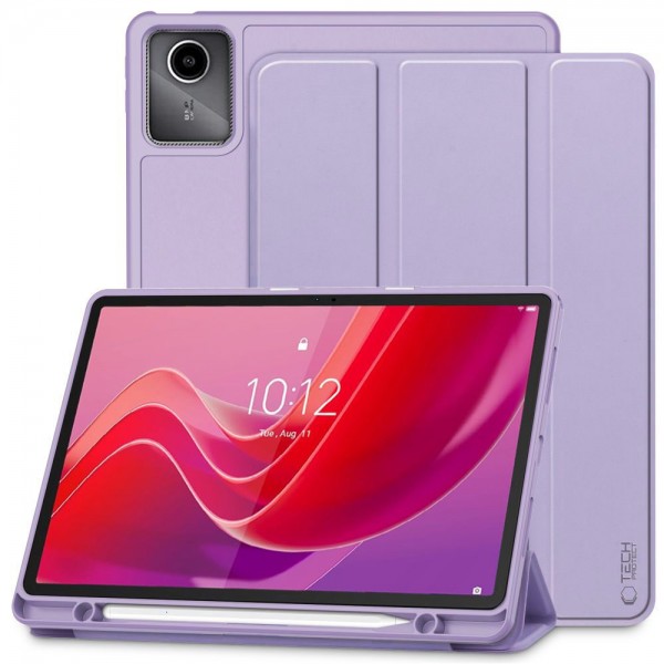 Tech-Protect Smartcase Flip Cover Σιλικόνης, SC Pen, Μωβ Lenovo Tab M11, TB-330 και  Lenovo Tab K11E