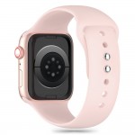 Tech-Protect Silicone Λουράκι Σιλικόνης Ροζ για το Apple Watch 6 / 7 / 8 / 9/ 10 / SE (40 / 41 / 42 MM)