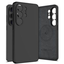 Tech-Protect Back Cover MagSafe Liquid Σιλικόνης Μαύρο για το Samsung Galaxy S26 Ultra