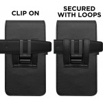 TECH-PROTECT SM75 UNIVERSAL PHONE HOLSTER POUCH 5.8-6.8 INCH BLACK